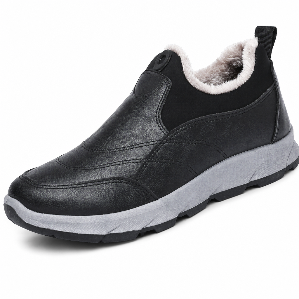 Bekväma Vinterskor för Herr – Varma Slip-On Skor med Mjuk Sula