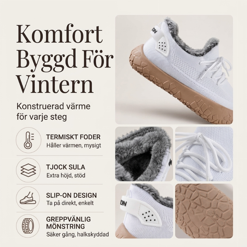 Vinterskor för kvinnor, vardaglig modell med plyschfoder