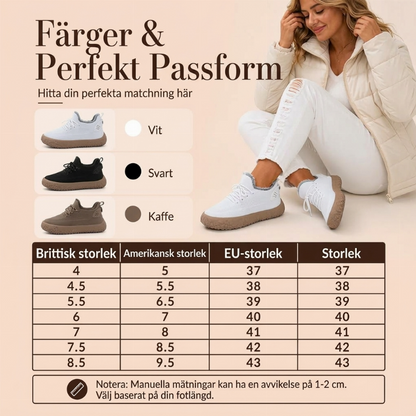 Vinterskor för kvinnor, vardaglig modell med plyschfoder