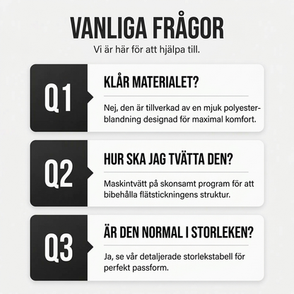 Herr ledig jacquardtröja med halv dragkedja