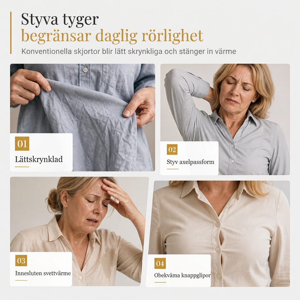 Kvinnor Elegant Casual Långärmad Button Up Blus