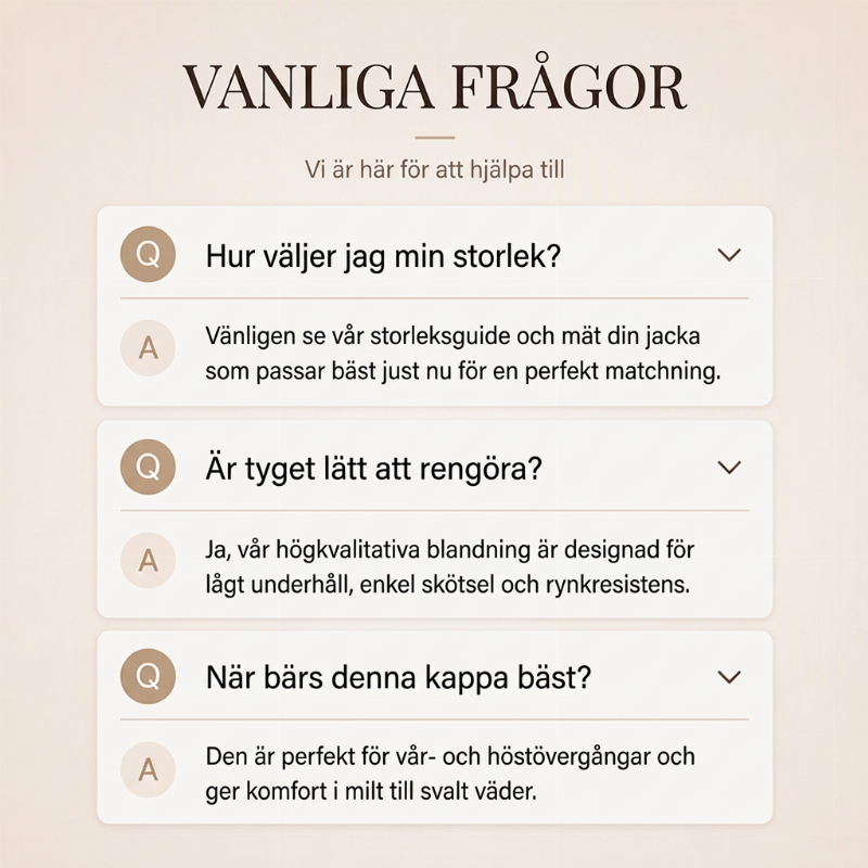 Herr minimalistisk enkärnig medellång kappa