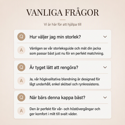 Herr minimalistisk enkärnig medellång kappa