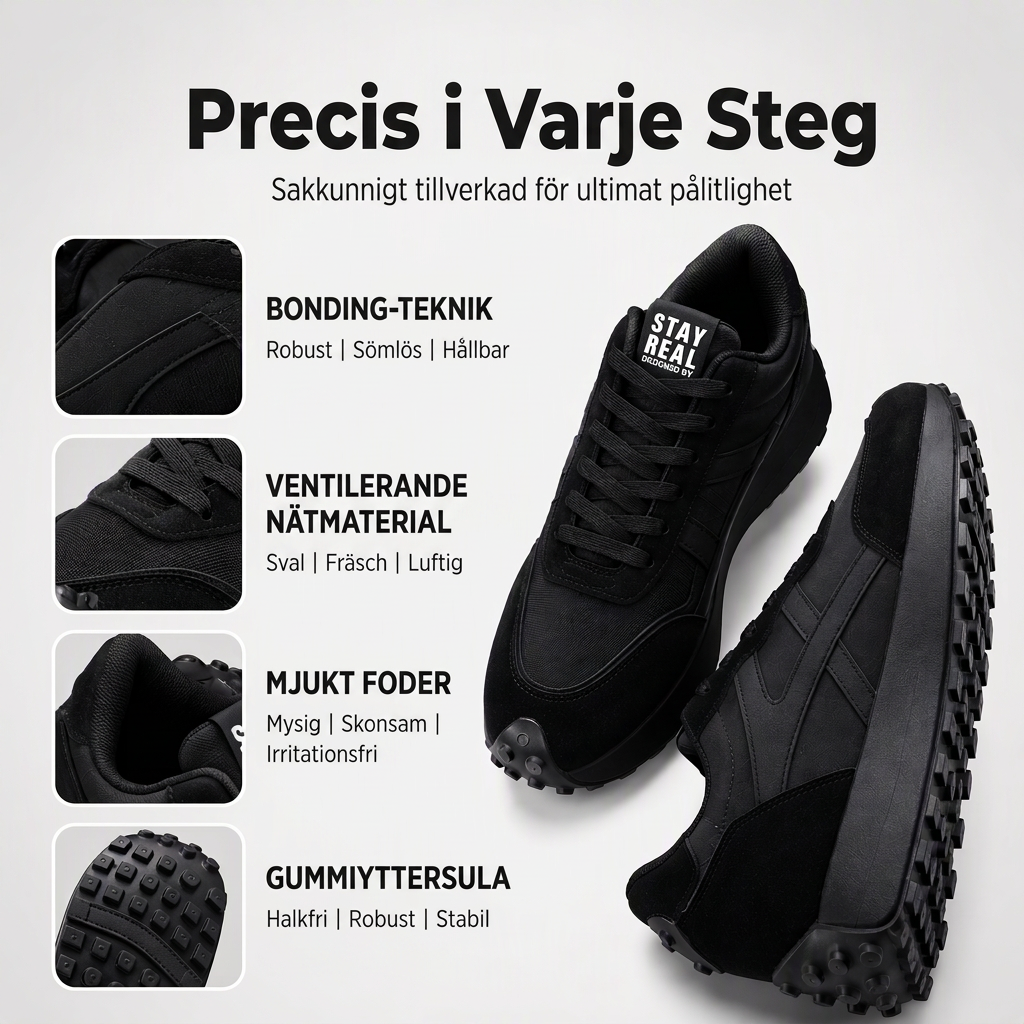 ⏰ Sista dagen på rean – 50 % RABATT ✨Lätta, avslappnade sneakers för damer med plattformssula