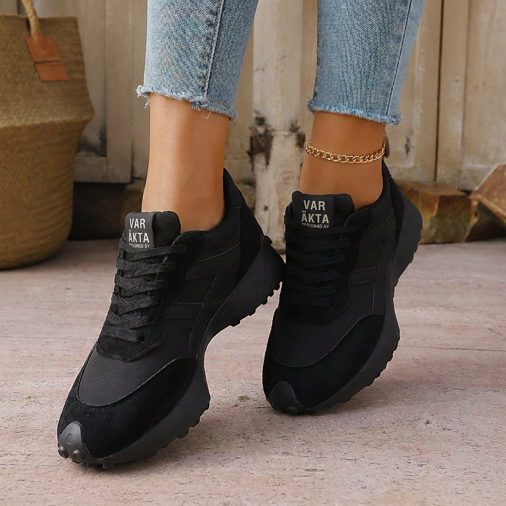 ⏰ Sista dagen på rean – 50 % RABATT ✨Lätta, avslappnade sneakers för damer med plattformssula