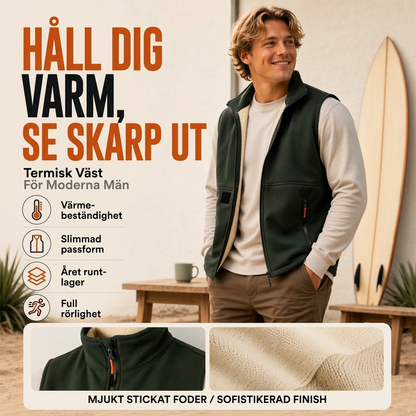 🖤Black Friday – Förhandstillgång: 40 % Rabatt🖤❄️ Unisex-vinterväst med plyschfoder – mysig, varm och passar alltid