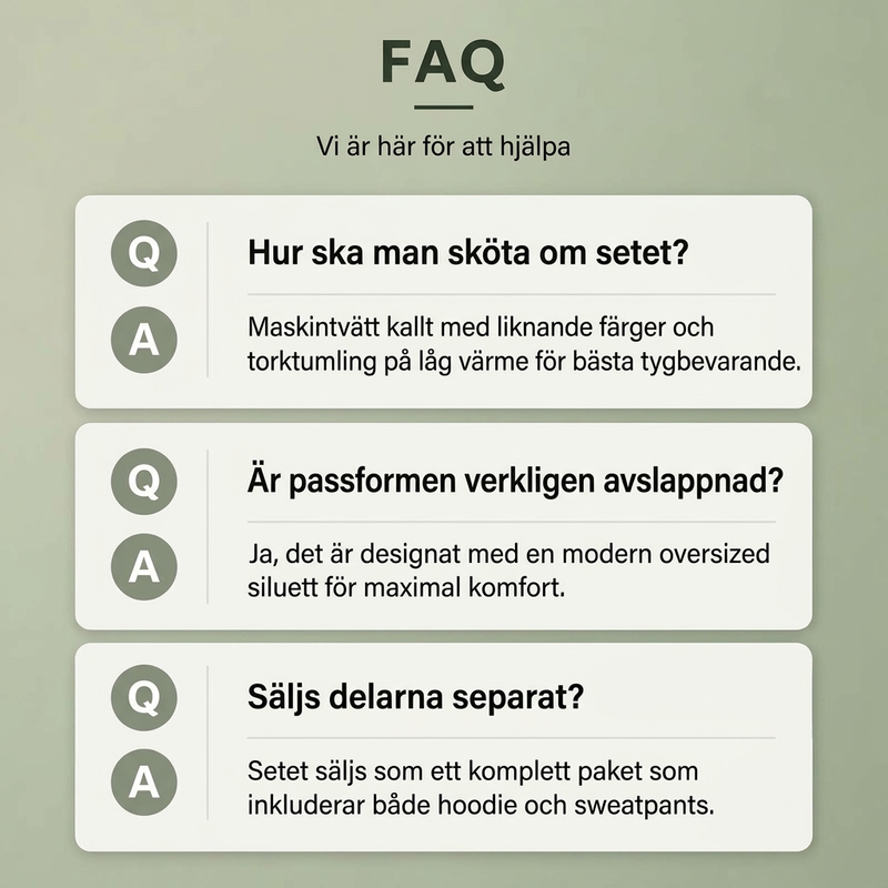 Lösning för män: Halv-zip huvtröja med bredbyxor i avslappnad stil