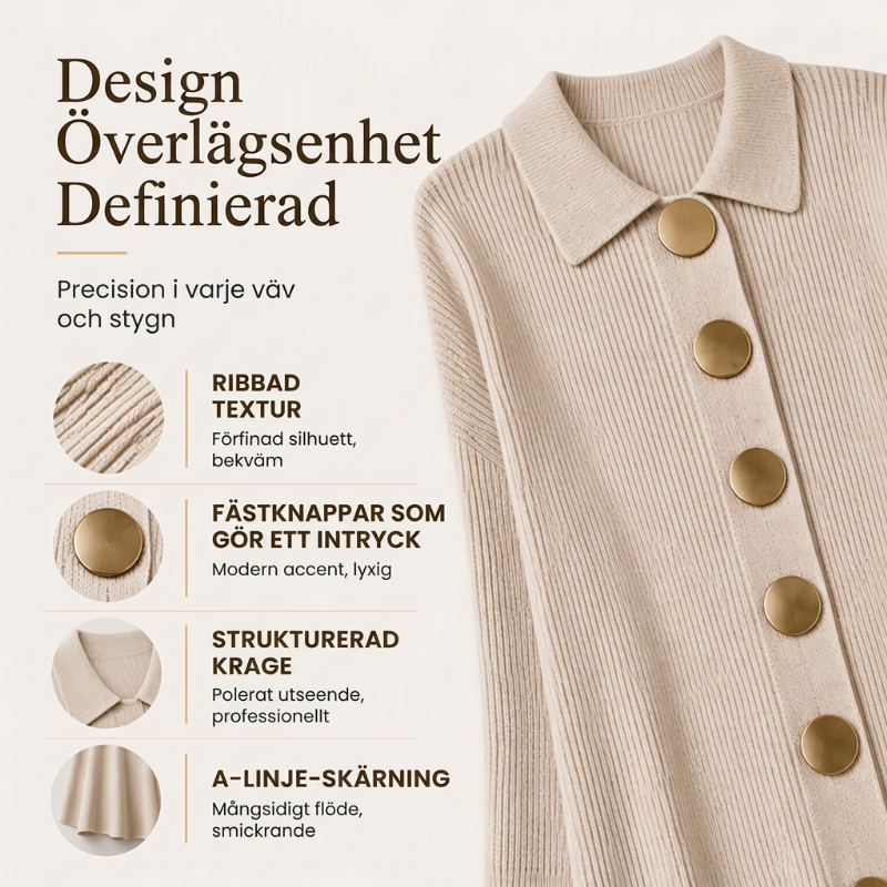 🌸 Ny kollektion — Maxiklänning för damer i ribbstickat tyg med lanternärmar ✨ elegant, flödande passform som passar till alla tillfällen