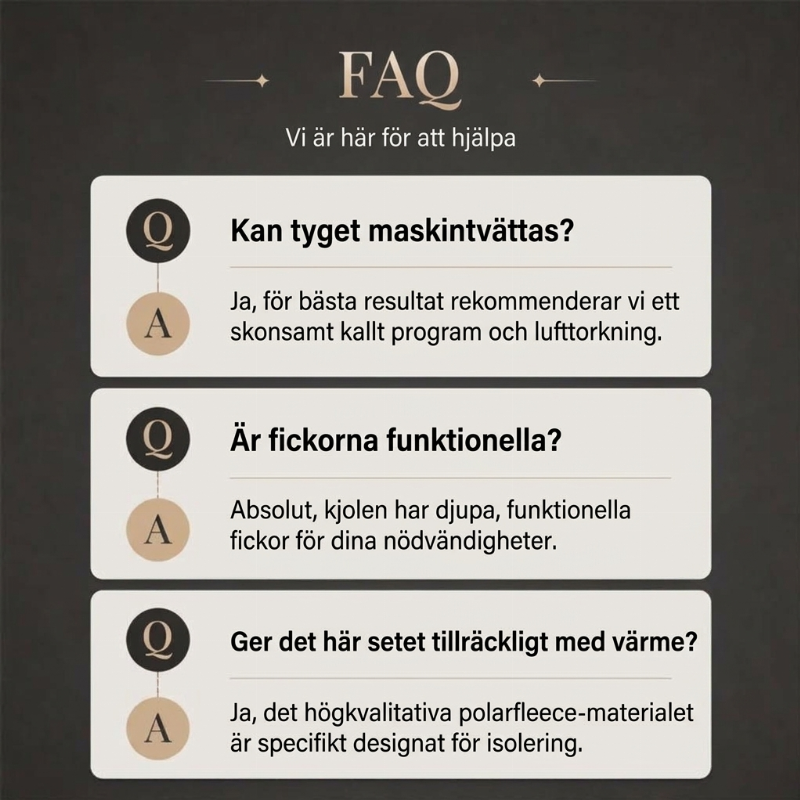 Set med polotröja och maxikjol för kvinnor