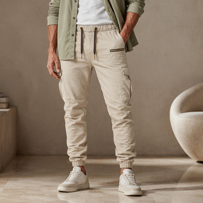 🔥 Urban Style ✨ Slim-fit cargobyxor för herrar – avslappnad passform, praktiska fickor och modern stil 👖