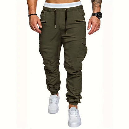 🔥 Urban Style ✨ Slim-fit cargobyxor för herrar – avslappnad passform, praktiska fickor och modern stil 👖