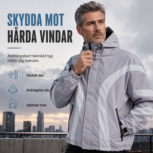 Enkel och trendig fritidsjacka för unga män