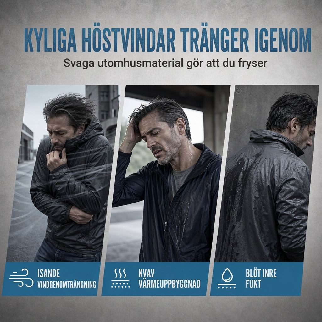 Enkel och trendig fritidsjacka för unga män