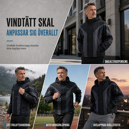 Enkel och trendig fritidsjacka för unga män