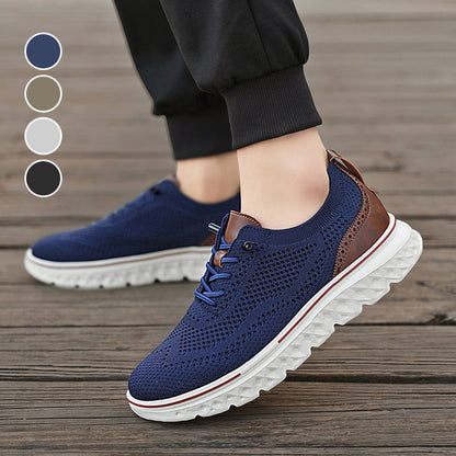🏃‍♀️Andningsbara lätta stickade patchwork sneakers för herr👟