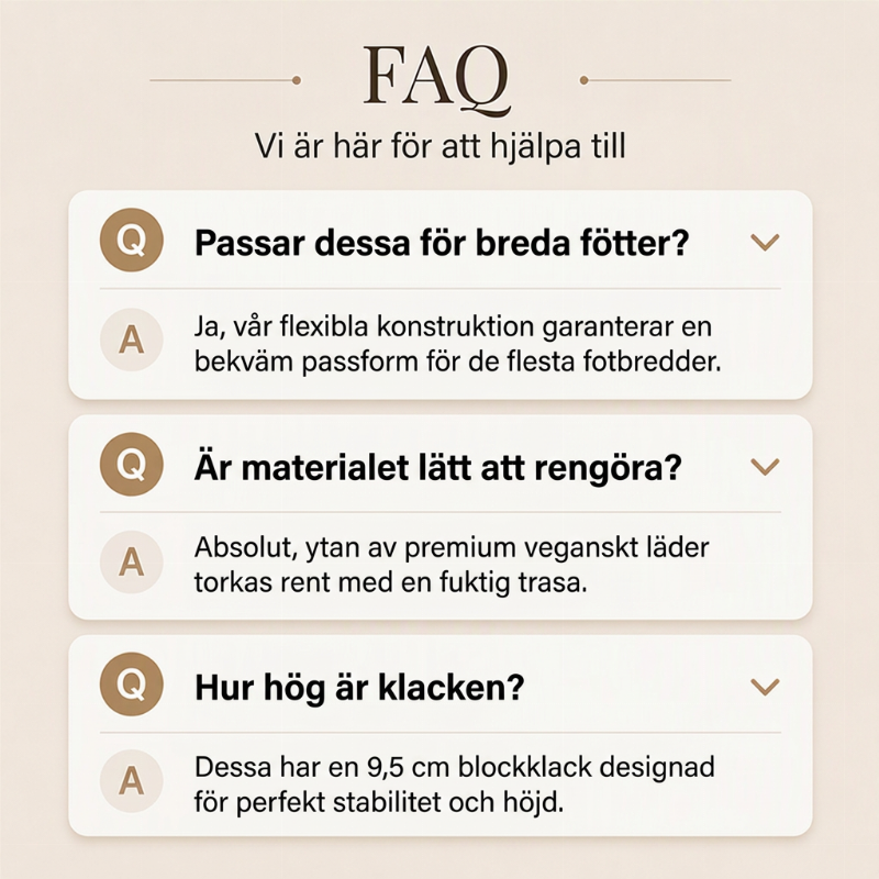 Chic spetsiga pumps med tjock klack för damer