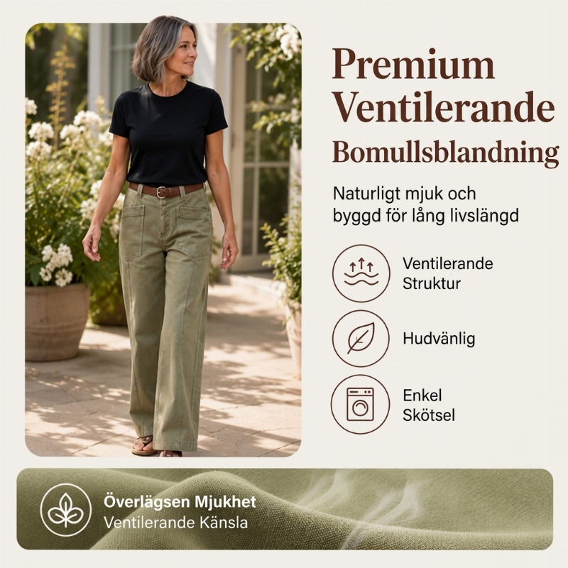 💰 Halva priset! 👖 Lovisa Av casualbyxor med raka ben – bekväma, stilrena, mångsidiga, perfekta för vardag och jobb. ✨