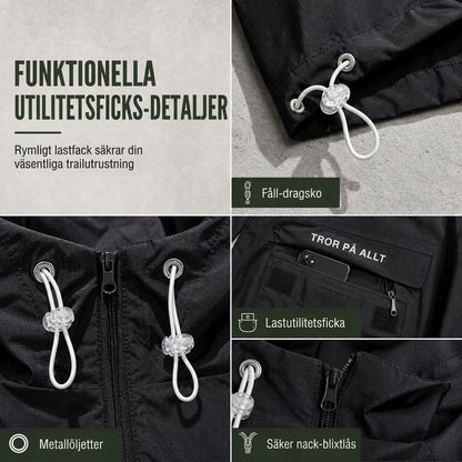 💰 Halva priset! 🧥 Vindtät utomhuspullover med huva, perfekt för vandring och stad. ✨
