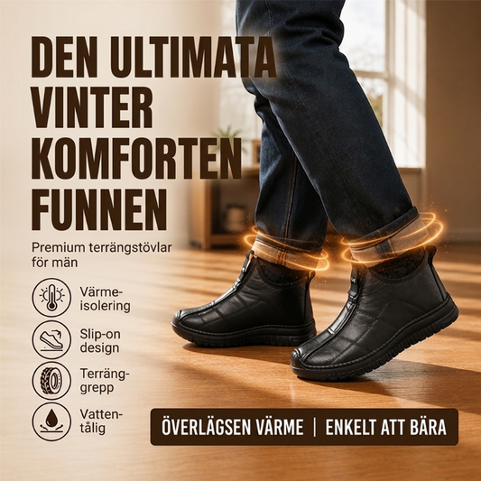 ❄️ Vintererbjudande ✨ Herrskor med plyschfoder och halkskydd – Varma och bekväma vandringsskor för kalla dagar