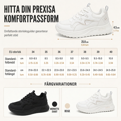 Lätta och andningsbara sportskor för kvinnor
