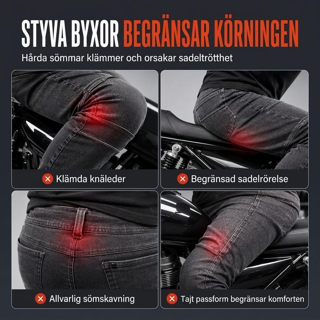 Klädseljeans för män med stretch och bekväm passform