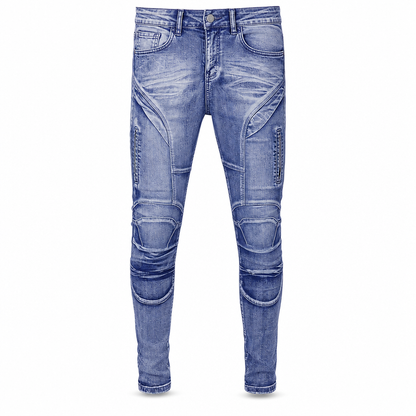 Klädseljeans för män med stretch och bekväm passform