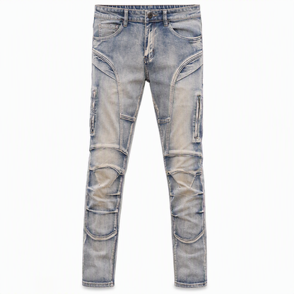 Klädseljeans för män med stretch och bekväm passform