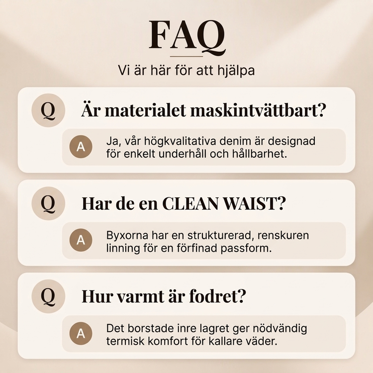 🥳Bästsäljare: 50 % rabatt + gratis frakt!🥳 Termiska damjeans med vid ben och hög midja