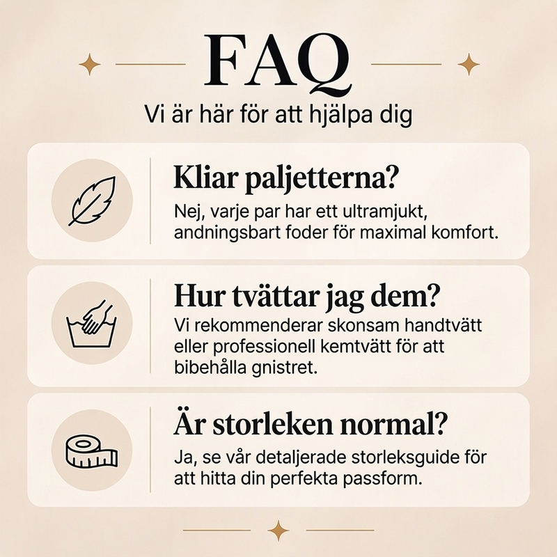 ⏰ Populärt och snart slutsålt!⏰ Glittrande paljettbyxor med vid ben för damer