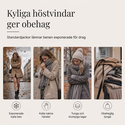 💰 Halva priset! 🧶 Lång kabelstickad tröja för dam med sjalkrage och fickor – varm, elegant, perfekt för höst och vinter. ✨