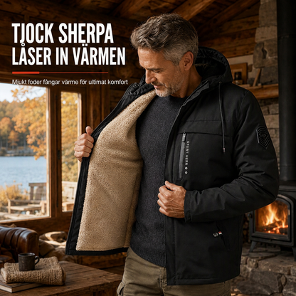 Herr amerika-retro plymfodrad lös passning vår höst kappa