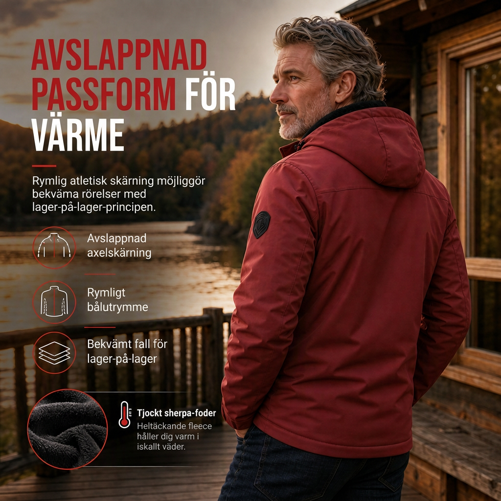 Herr amerika-retro plymfodrad lös passning vår höst kappa
