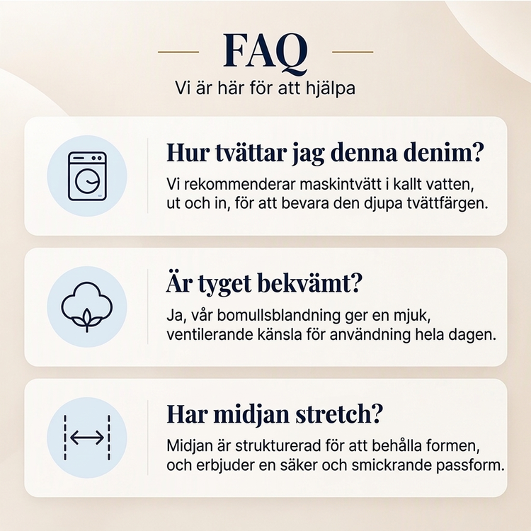 ✨ Dammjeans med hög midja 👖 med kontrasterande sömmar och vida ben, trendiga och smickrande till alla stilar ✨