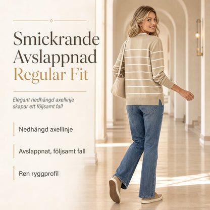 👚 Casual mock two-piece V-ringad stickad tröja med knappdetaljer – mjuk, bekväm och mångsidig, perfekt för vardag och höst! ✨