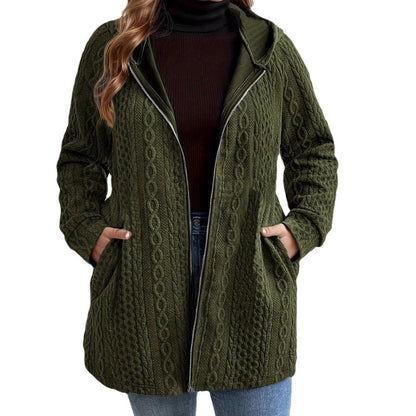 🧥 Löst sittande huvjacka med strukturerad väv – bekväm, stilren och mångsidig, perfekt för vardag och kyliga dagar! ✨