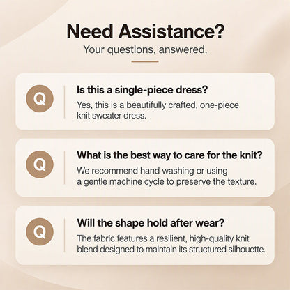 Kvinnor Elegant Cable Stickad Bodycon Klänning