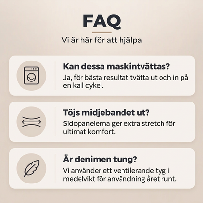 ⏳Sista dagen med rea - 50% rabatt👖kvinnors avslappnade jeans med stretch och vida ben