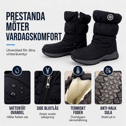 👢50 % rabatt✨Halksäkra snökängor i mellanvadshöjd – varma och bekväma