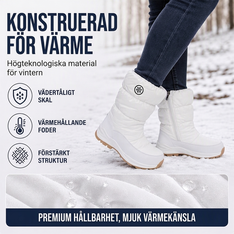 👢50 % rabatt✨Halksäkra snökängor i mellanvadshöjd – varma och bekväma
