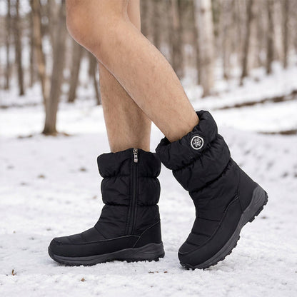 👢50 % rabatt✨Halksäkra snökängor i mellanvadshöjd – varma och bekväma