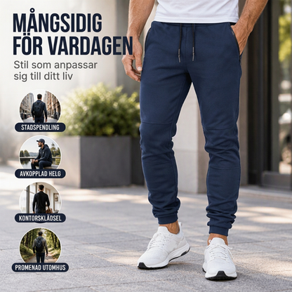 Casual Athletic Slim Fit Joggers för män