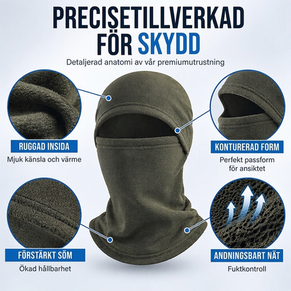 Vintervindtät termisk cykelbalaclava