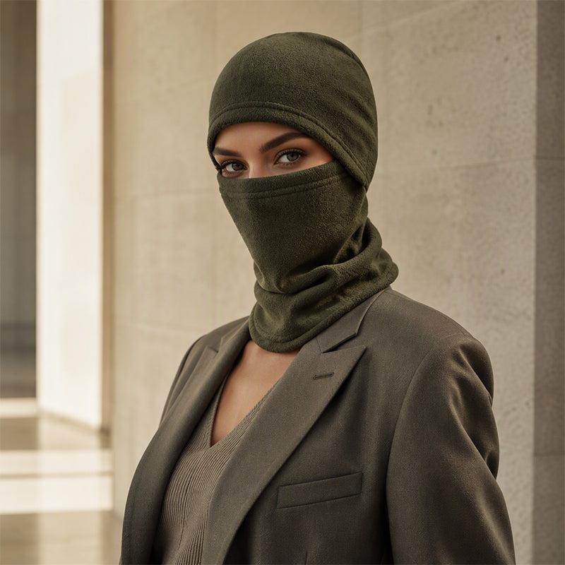 Vintervindtät termisk cykelbalaclava
