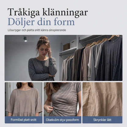 Kvinnor enfärgad puffärmad bodyconklänning