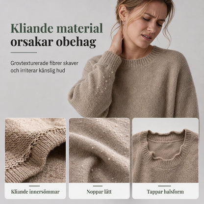 Långärmad V-ringad topp för kvinnor i avslappnad stil