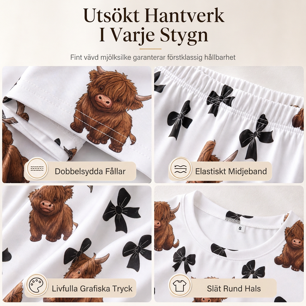 Mjukt milk-silk pyjamas set för kvinnor, långärmad topp och långbyxor, avslappnad loungedräkt