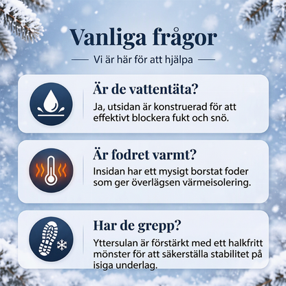 Vinterstövlar i PU-läder med foder av plysch för kvinnor