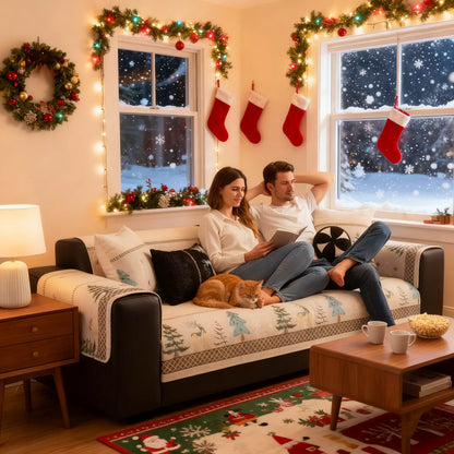 📢📢50 % RABATT !!⏰⏰Plush Chenille Anti-Slip sofföverdrag