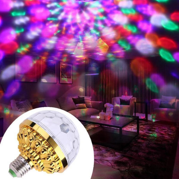 🎁Färgglad roterande discokula