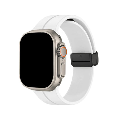 🔥Flash Sale 49% OFF - Magnetiskt vikbart armband i silikon för Apple Watch Ultra Series 9/8/7/6/SE